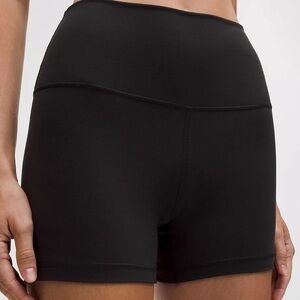 Lululemon Align High-Rise Black 4” Shorts SZ 6